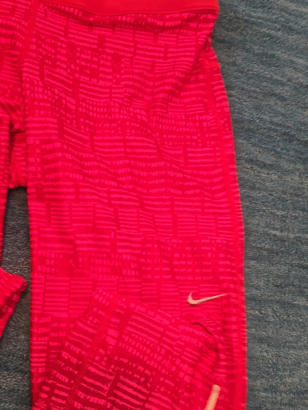 Nike Dri-FIT Red And Pink Capris